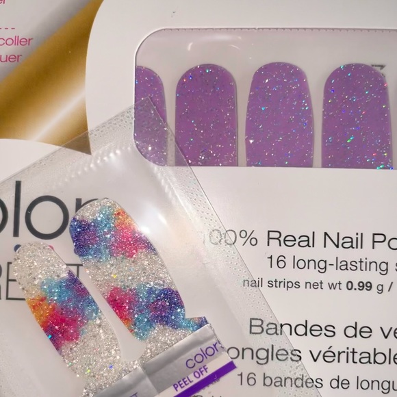 Color Street - Glamsterdam - soft lavender sparkle nail strip set - Picture 8 of 13